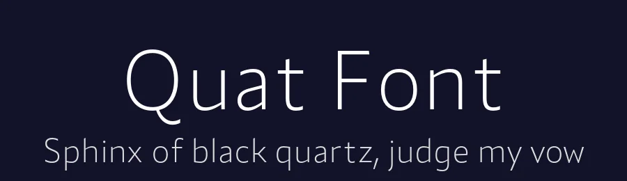 Quat Font by Ani Dimitrova — Sans Serif Font — thumbnail 2