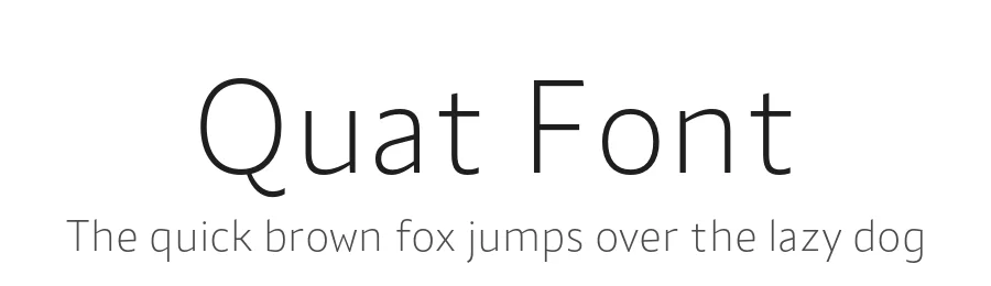 Quat Font by Ani Dimitrova β Sans Serif Font