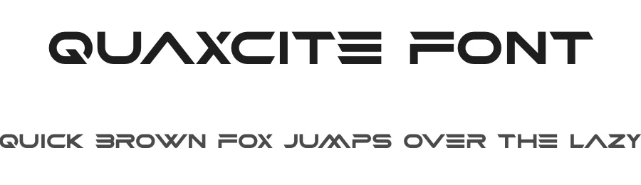 Quaxcite Font by albert_kalingga — Display Font