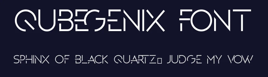 Qubegenix Font by Vroz Studio — Display Font — thumbnail 2