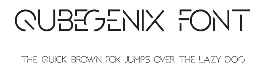 Qubegenix Font by Vroz Studio โ Display Font