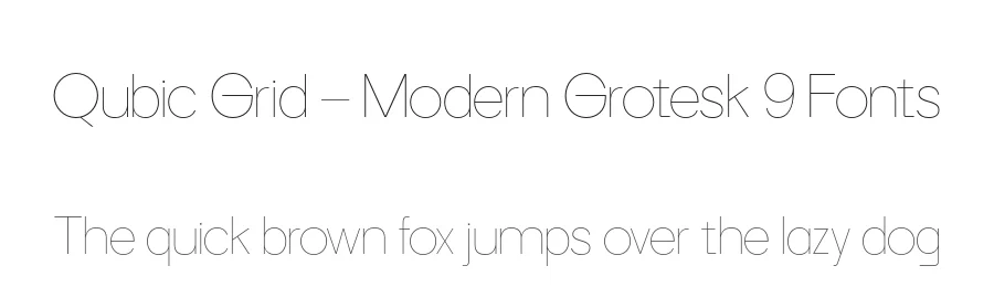 Qubic Grid – Modern Grotesk 9 Fonts by Casloop Studio — Decorative Font