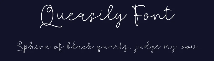 Queasily Font by nhfonts — Decorative Font — thumbnail 2