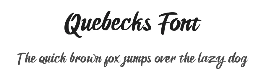 Quebecks Font by fourtypestd — Script Handwritten Font