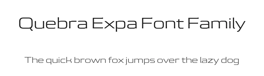 Quebra Expa Font Family by Vanarchiv β Sans Serif Font