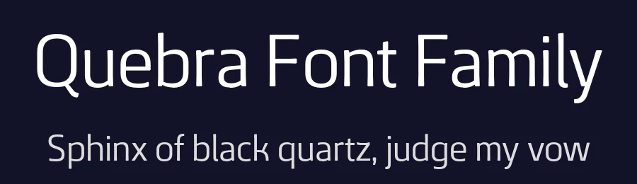 Quebra Font Family by Vanarchiv — Sans Serif Font — thumbnail 2