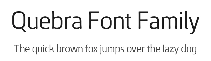 Quebra Font Family by Vanarchiv — Sans Serif Font