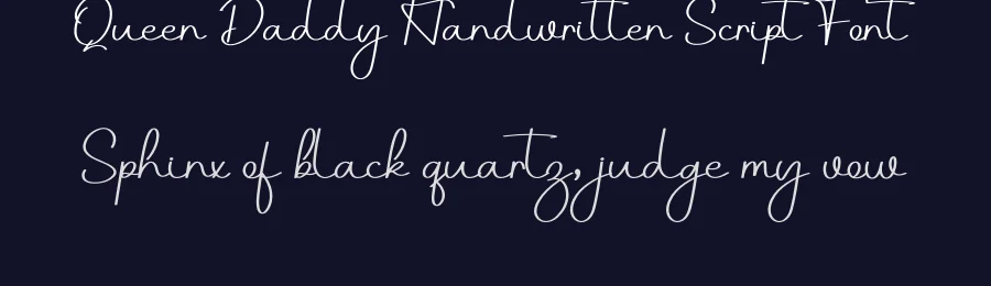 Queen Daddy Handwritten Script Font by inermediaSTUDIO — Script Handwritten Font — thumbnail 2
