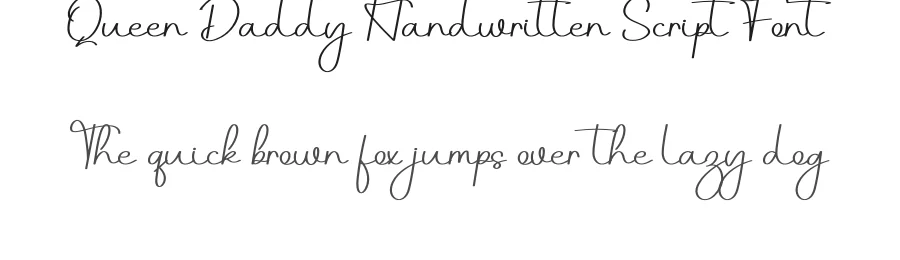 Queen Daddy Handwritten Script Font by inermediaSTUDIO — Script Handwritten Font