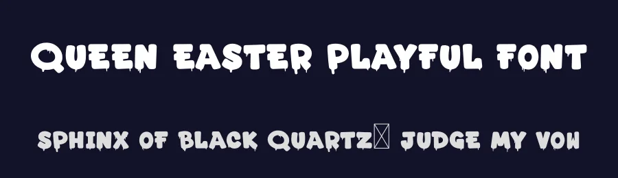 Queen Easter Playful Font by freshtypeink — Display Font — thumbnail 2