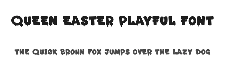 Queen Easter Playful Font by freshtypeink — Display Font