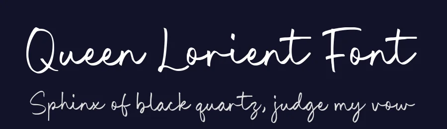 Queen Lorient Font by Timur type — Script Handwritten Font — thumbnail 2
