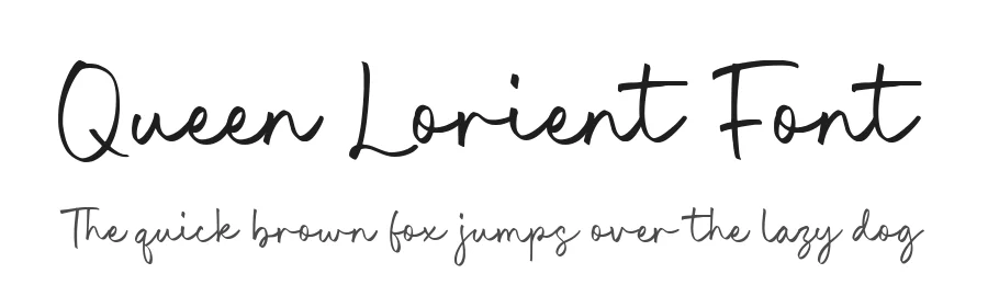 Queen Lorient Font by Timur type — Script Handwritten Font