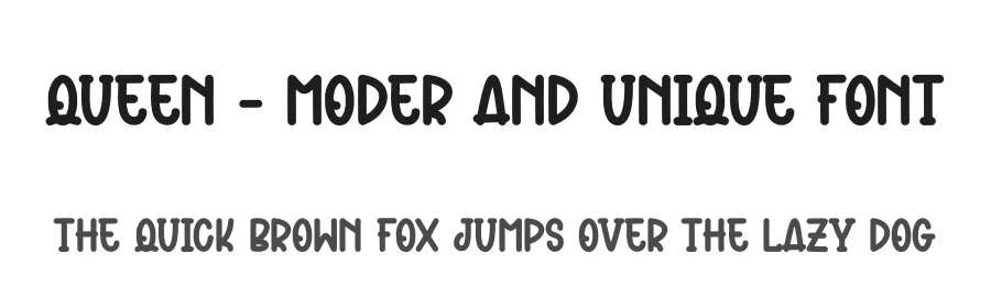 Queen – Moder And Unique Font by andikastudio — Display Font