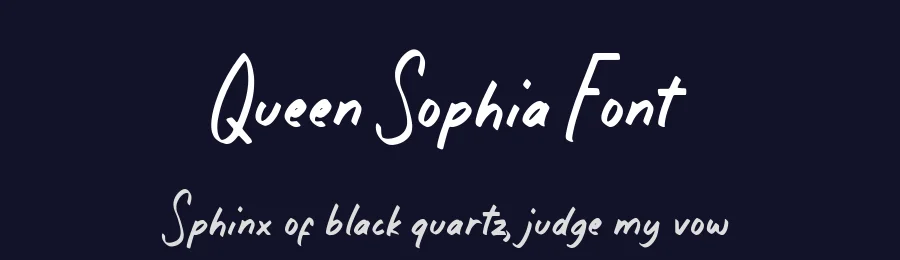 Queen Sophia Font by Timur type — Script Handwritten Font — thumbnail 2