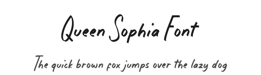 Queen Sophia Font by Timur type — Script Handwritten Font