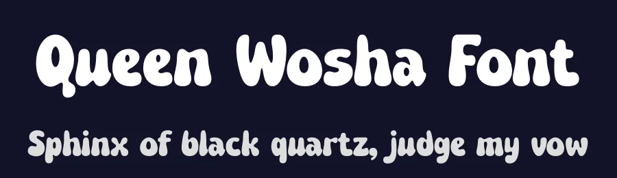 Queen Wosha Font by timelesstype.co — Display Font — thumbnail 2