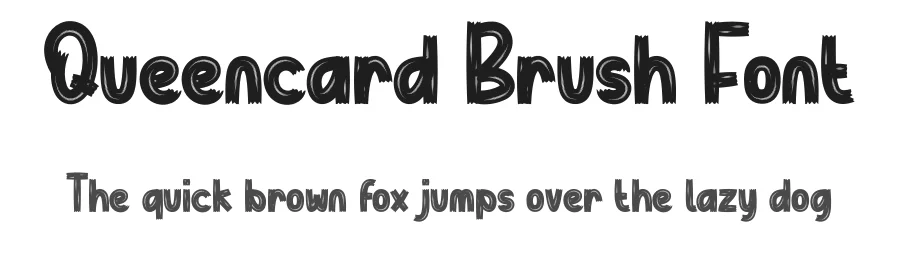 Queencard Brush Font by creativeletter — Script Handwritten Font
