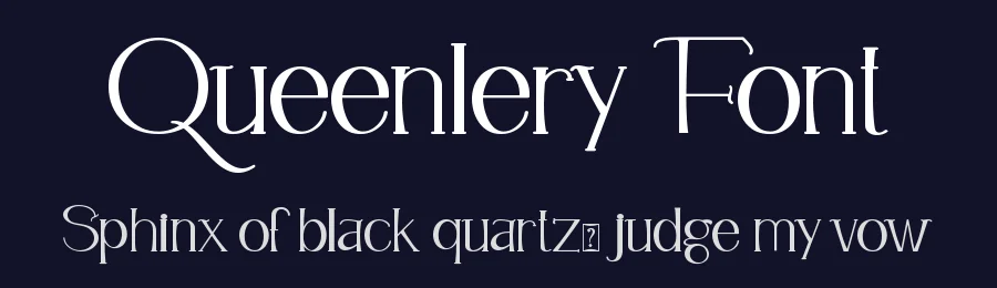 Queenlery Font by Thomas Aradea — Serif Font — thumbnail 2