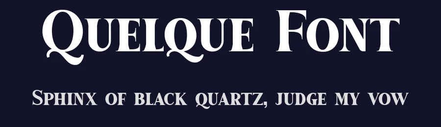 Quelque Font by bearydsgn — Decorative Font — thumbnail 2