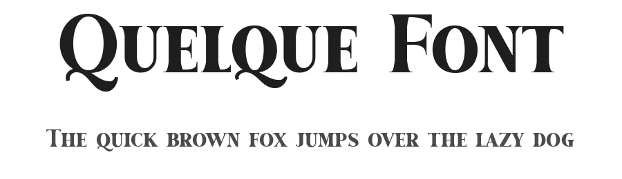 Quelque Font by bearydsgn — Decorative Font