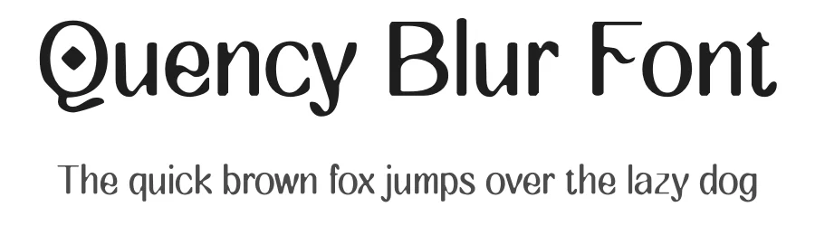 Quency Blur Font by craftsupplyco — Sans Serif Font
