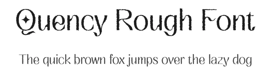 Quency Rough Font by craftsupplyco — Sans Serif Font