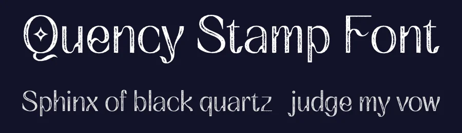 Quency Stamp Font by craftsupplyco — Sans Serif Font — thumbnail 2