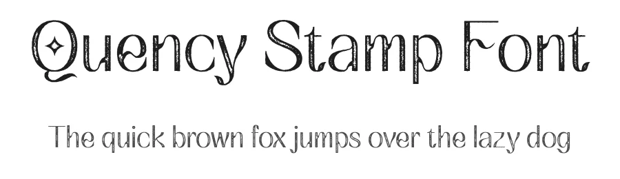 Quency Stamp Font by craftsupplyco — Sans Serif Font