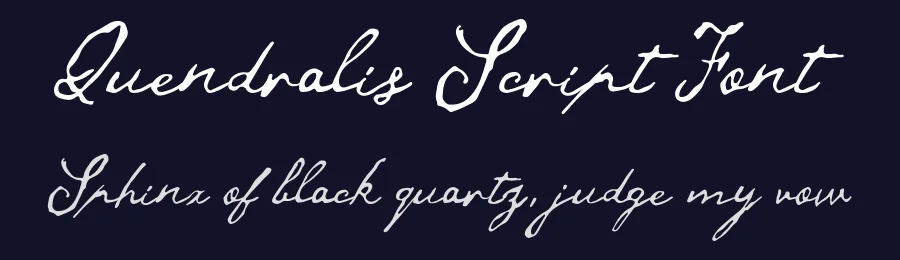 Quendralis Script Font by NDNL Studio — Script Handwritten Font — thumbnail 2