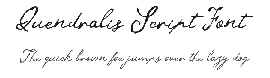 Quendralis Script Font by NDNL Studio — Script Handwritten Font