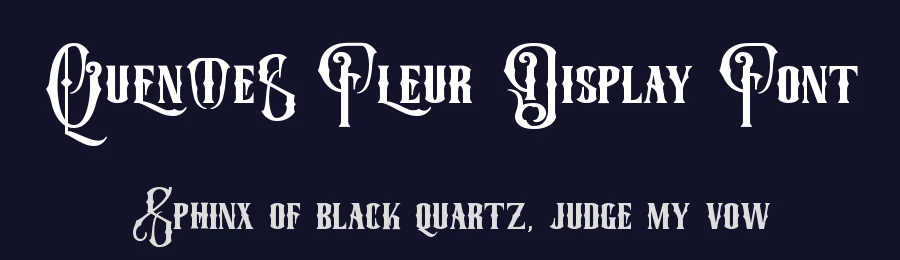 Quentes Fleur Display Font by FallenGraphic Studio — Display Font — thumbnail 2