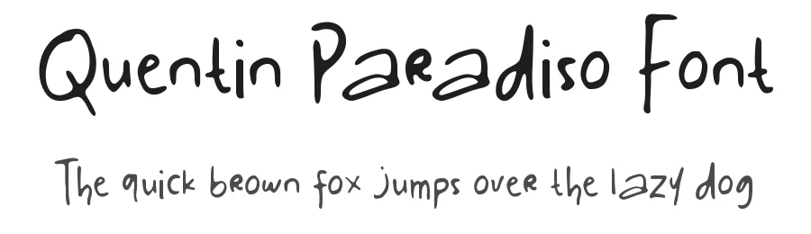 Quentin Paradiso Font by mhdafifersya — Display Font