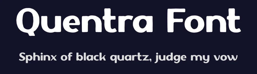 Quentra Font by IDEBARENG — Display Font — thumbnail 2