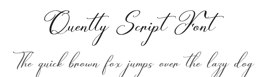 Quentty Script Font by Gracetype Studio — Script Handwritten Font