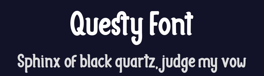 Questy Font by Artiqlogy — Display Font — thumbnail 2