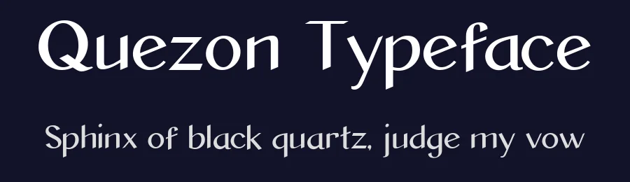 Quezon Typeface by Kimchi Lee — Sans Serif Font — thumbnail 2