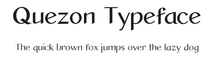 Quezon Typeface by Kimchi Lee — Sans Serif Font
