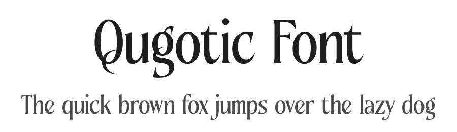 Qugotic Font by timelesstype.co — Serif Font