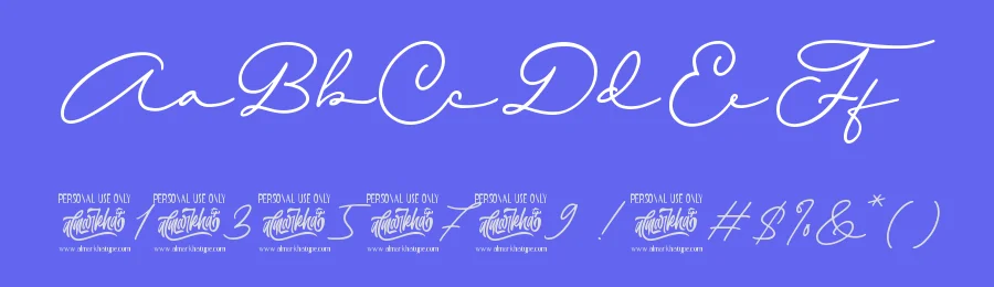 Quick Letter – Authentic Handwritten Ligature Script Font by Almarkha Type — Script Handwritten Font — thumbnail 3