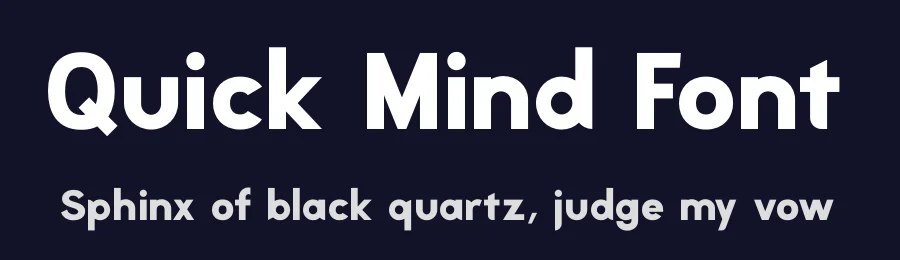 Quick Mind Font by timelesstype.co — Sans Serif Font — thumbnail 2