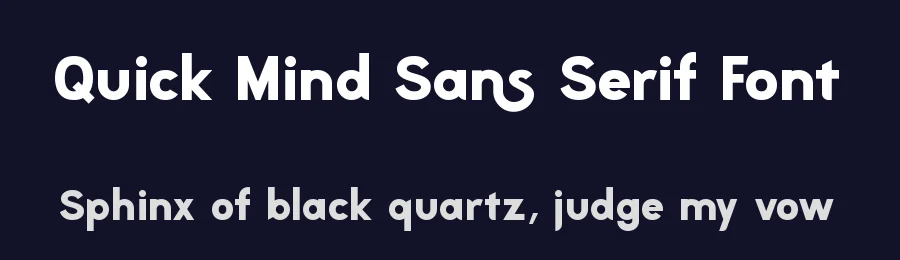 Quick Mind Sans Serif Font by timelesstype.co — Sans Serif Font — thumbnail 2