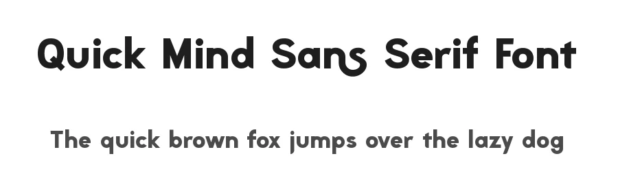 Quick Mind Sans Serif Font by timelesstype.co — Sans Serif Font
