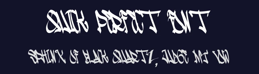 Quick Perfect Font by Rachmad bagus f — Display Font — thumbnail 2