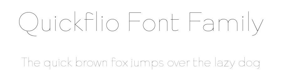 Quickflio Font Family by Ryul Davidson — Sans Serif Font