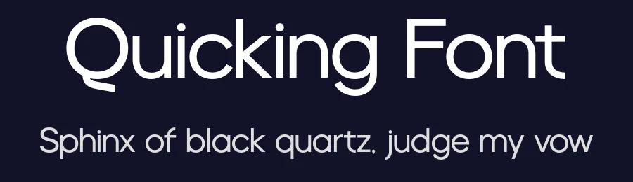 Quicking Font by BrandSemut — Sans Serif Font — thumbnail 2