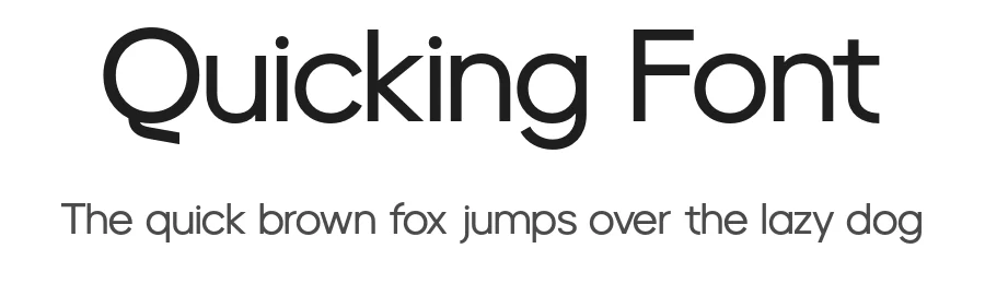 Quicking Font by BrandSemut — Sans Serif Font
