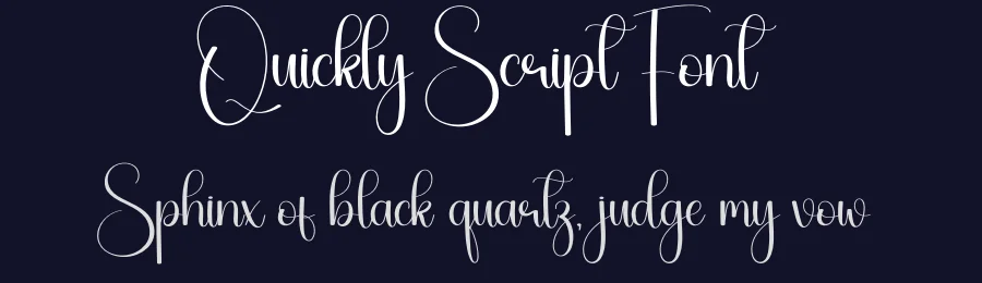 Quickly Script Font by creativeletter — Script Handwritten Font — thumbnail 2