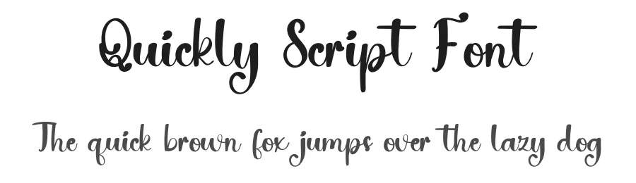 Quickly Script Font by inermediaSTUDIO — Script Handwritten Font