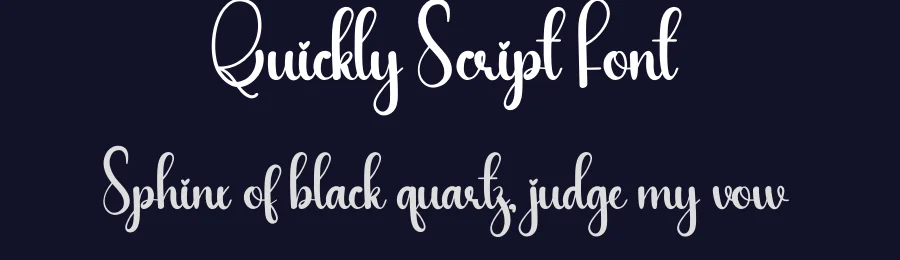 Quickly Script Font by creativeletter — Script Handwritten Font — thumbnail 2